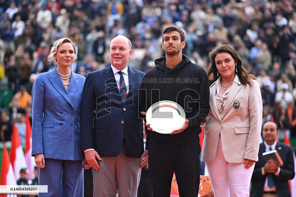 Prince Albert II And Charlene At Rolex Masters Final - Monaco