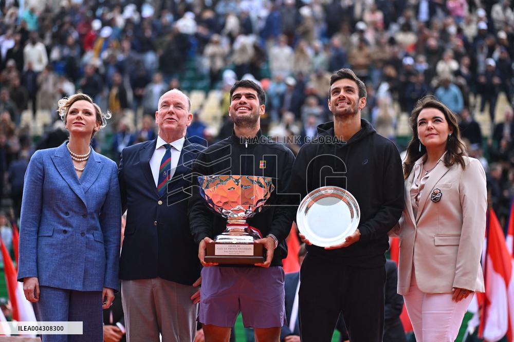 Prince Albert II And Charlene At Rolex Masters Final - Monaco