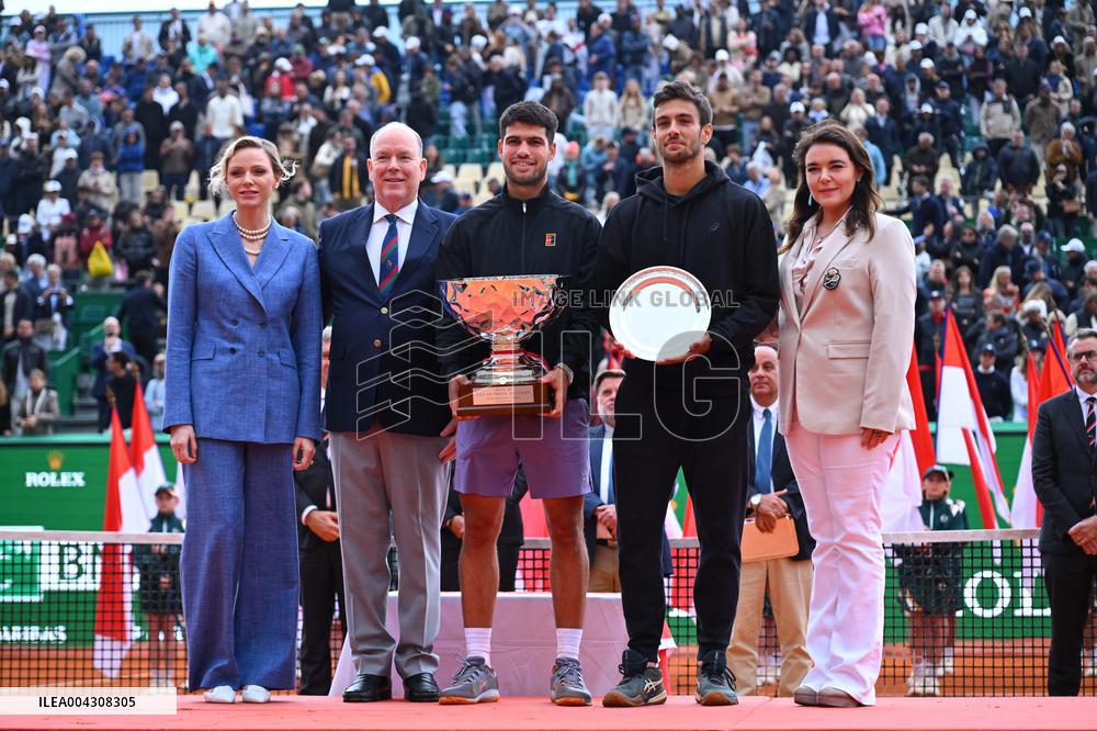 Prince Albert II And Charlene At Rolex Masters Final - Monaco