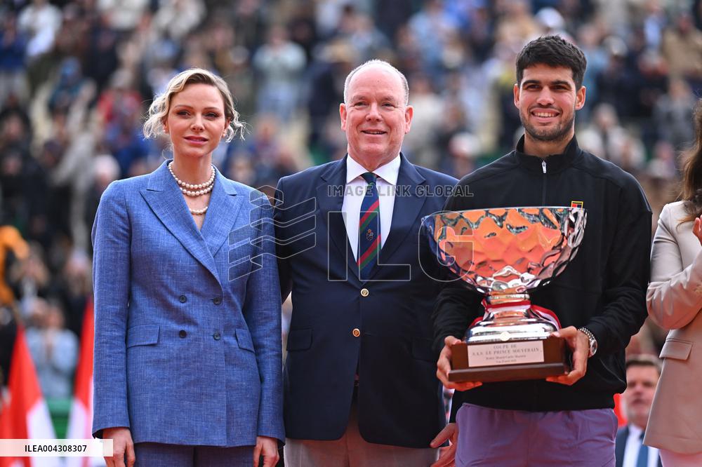 Prince Albert II And Charlene At Rolex Masters Final - Monaco