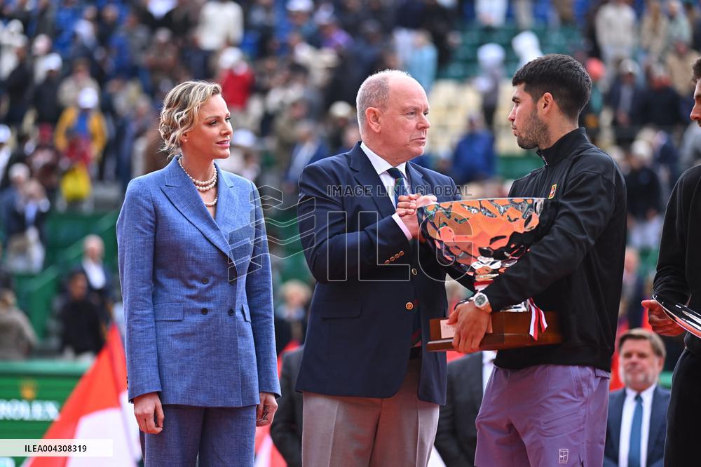 Prince Albert II And Charlene At Rolex Masters Final - Monaco