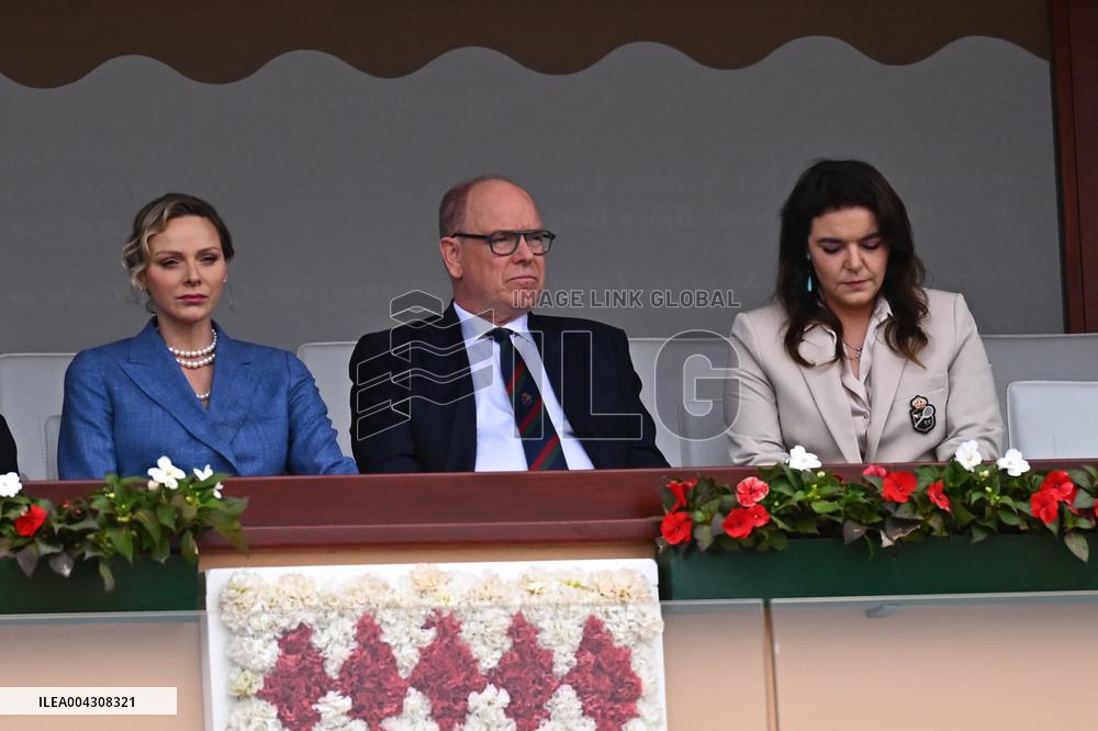 Prince Albert II And Charlene At Rolex Masters Final - Monaco