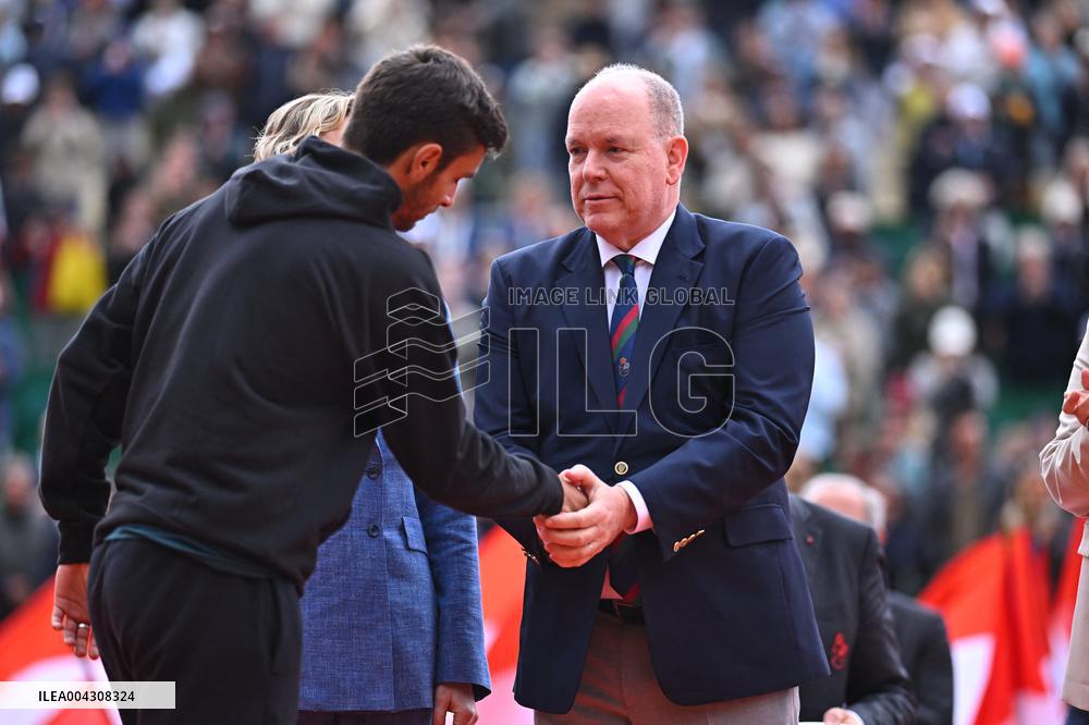 Prince Albert II And Charlene At Rolex Masters Final - Monaco