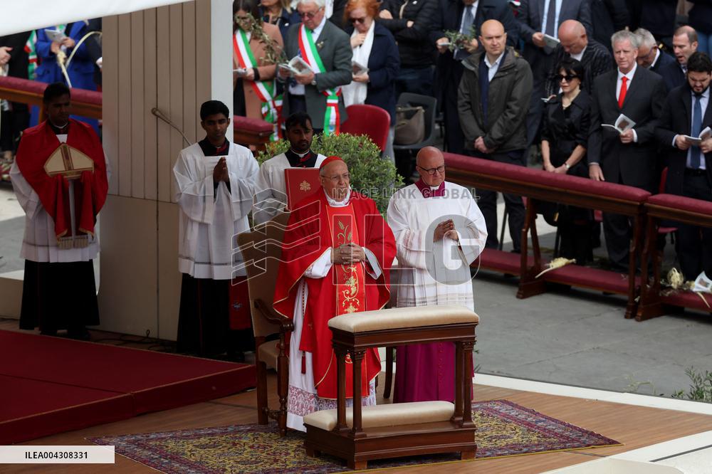 Cardinal Leonardo Sandri, Holy Mass on Palm Sunday in  Saint Peter’s Square in Rome