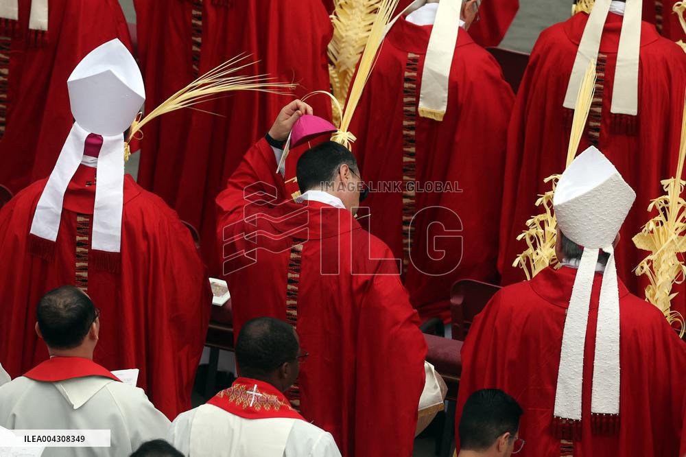 Cardinal Leonardo Sandri, Holy Mass on Palm Sunday in  Saint Peter’s Square in Rome