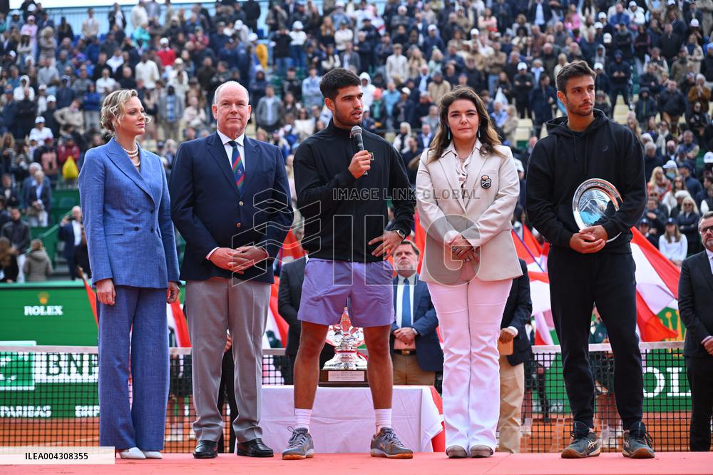 Prince Albert II And Charlene At Rolex Masters Final - Monaco