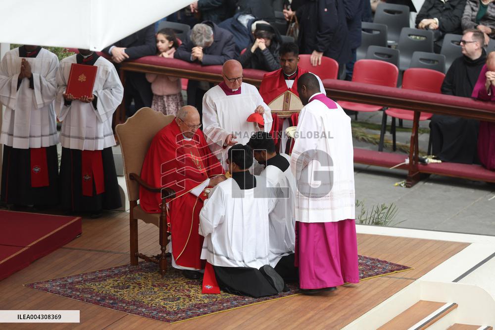 Cardinal Leonardo Sandri, Holy Mass on Palm Sunday in  Saint Peter’s Square in Rome
