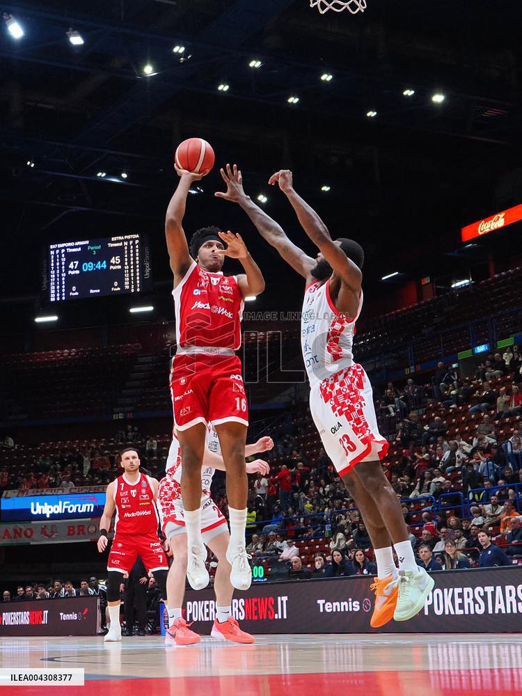 BASKET - Serie A - EA7 Emporio Armani Milano vs Estra Pistoia