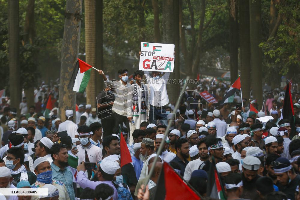 Pro-Palestine Rally in Dhaka - Bangladesh