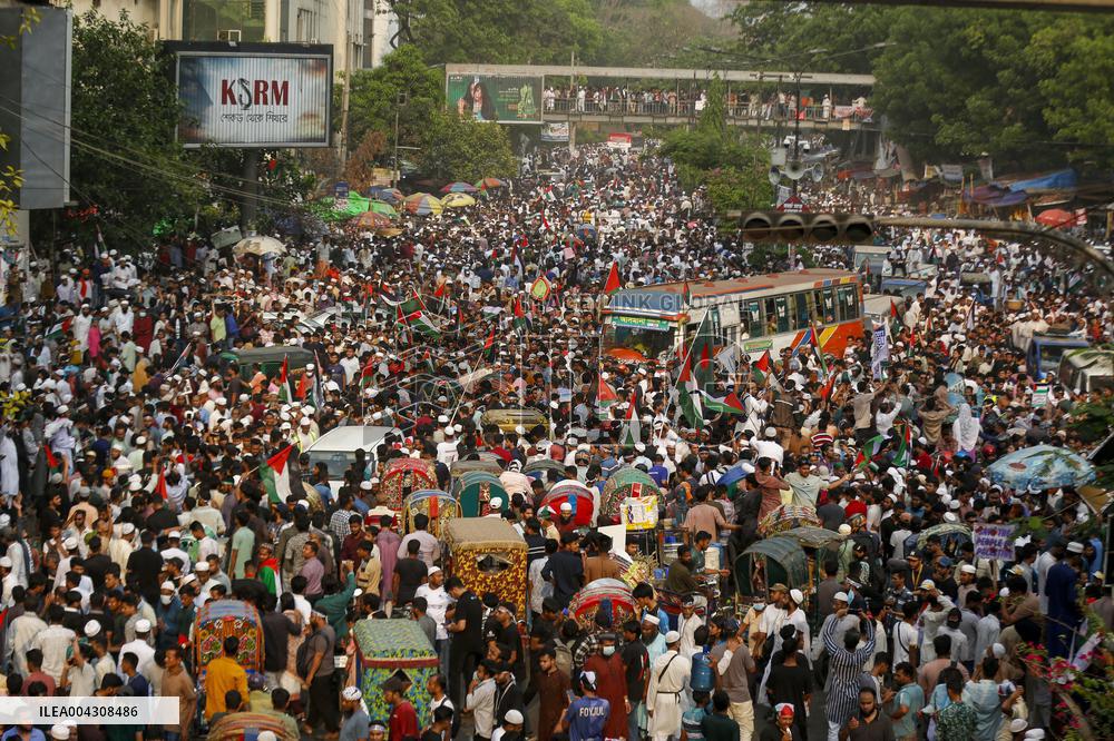 Pro-Palestine Rally in Dhaka - Bangladesh