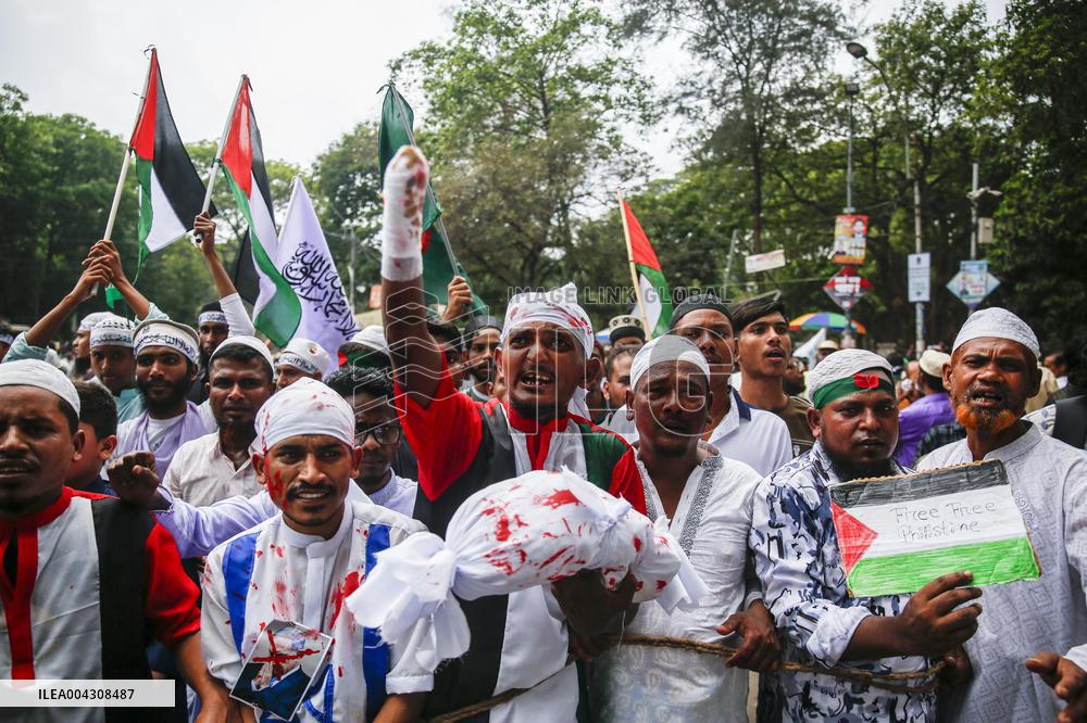 Pro-Palestine Rally in Dhaka - Bangladesh