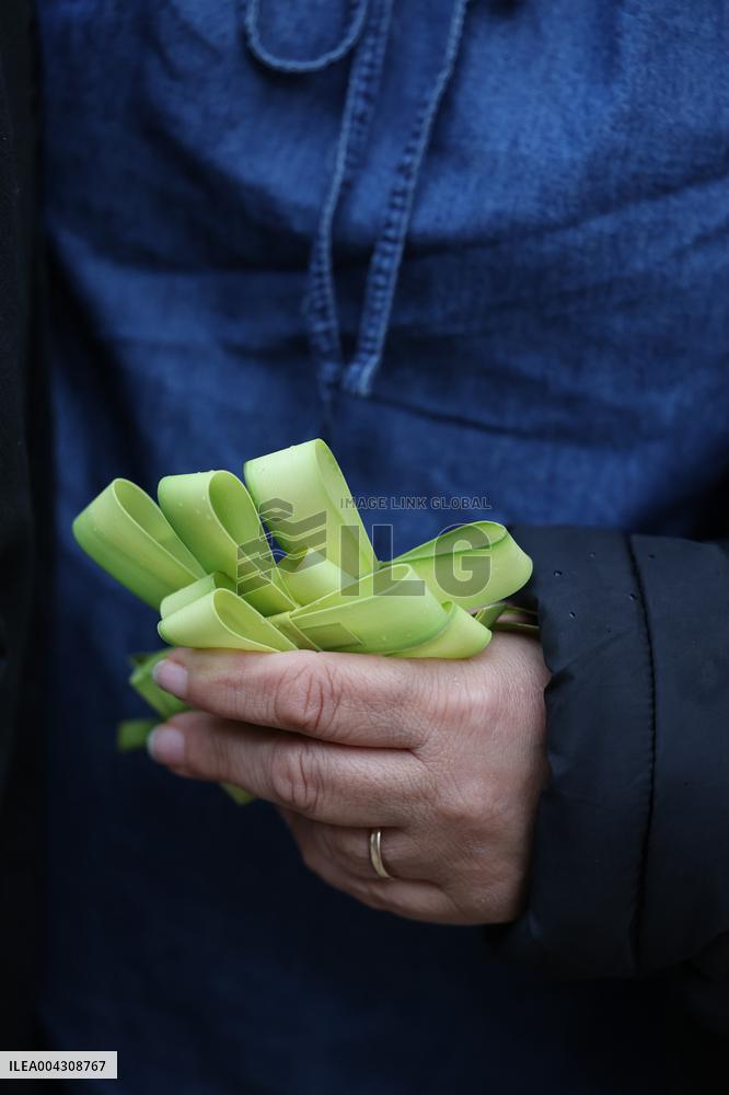 Christian Blessing Ceremony Of Branches In Calvi