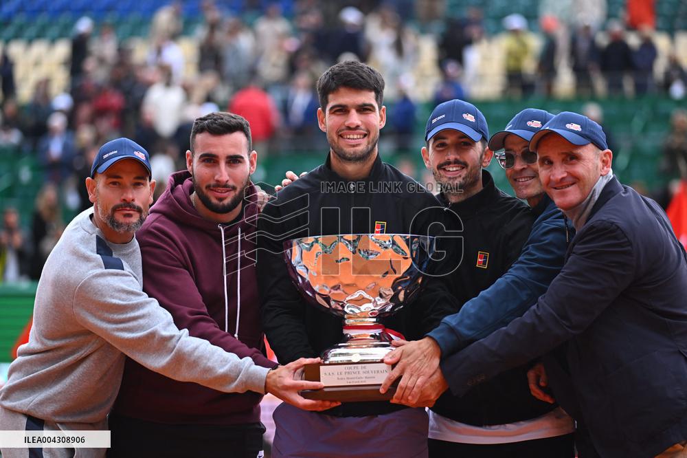 Carlos Alcaraz Wins Rolex Monte Carlo Tournament - Monaco