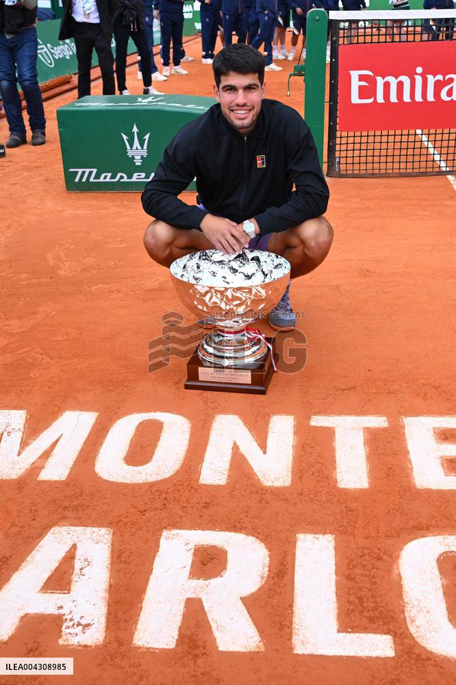 Carlos Alcaraz Wins Rolex Monte Carlo Tournament - Monaco