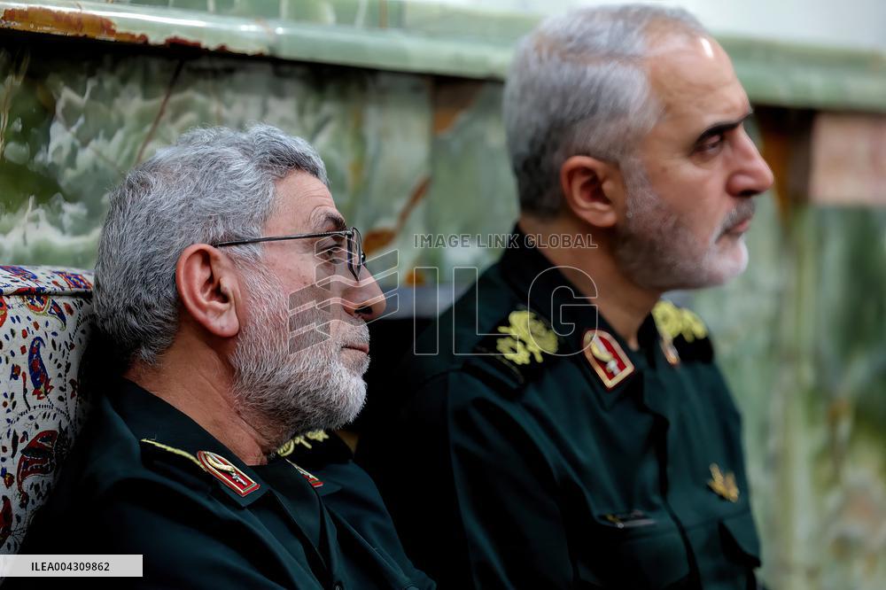 Ayatollah Khamenei meeting with a group of armed forces commanders - Tehran