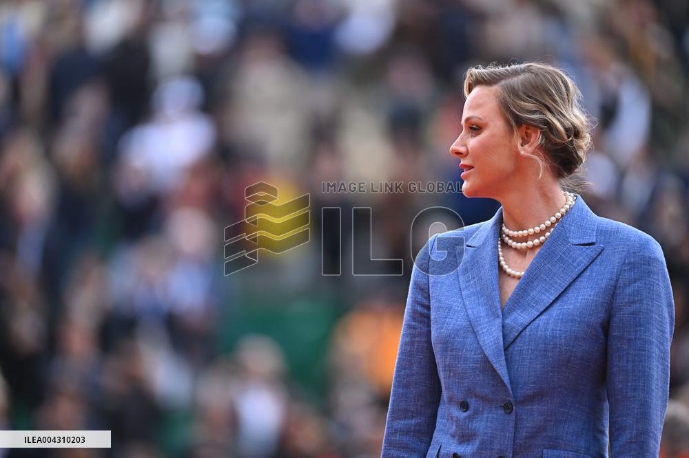 Prince Albert II And Charlene At Rolex Masters Doubles Final - Monaco