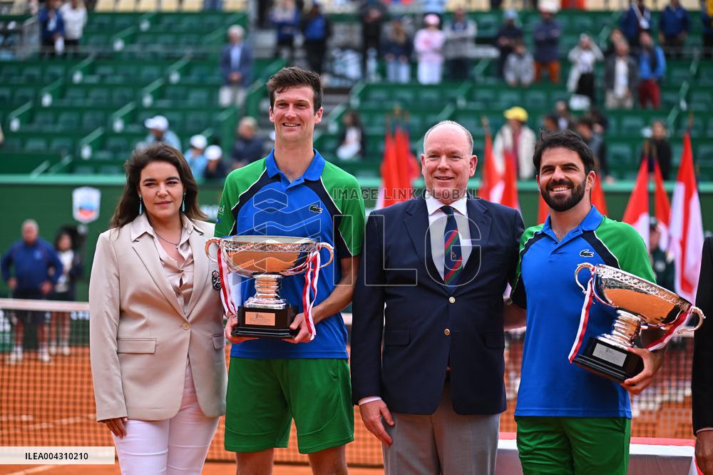 Prince Albert II And Charlene At Rolex Masters Doubles Final - Monaco