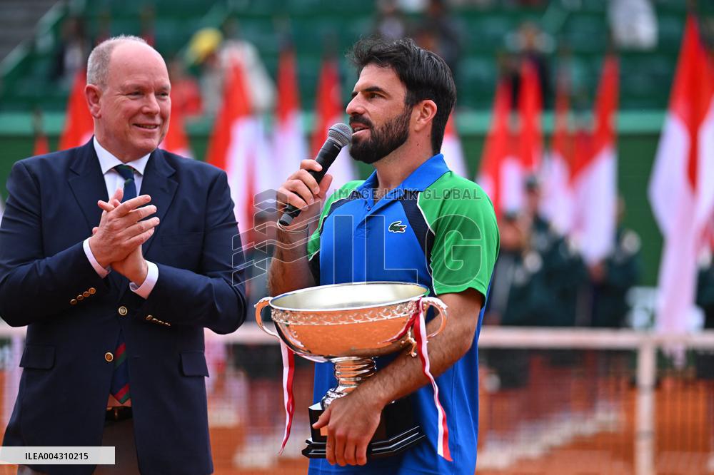 Prince Albert II And Charlene At Rolex Masters Doubles Final - Monaco