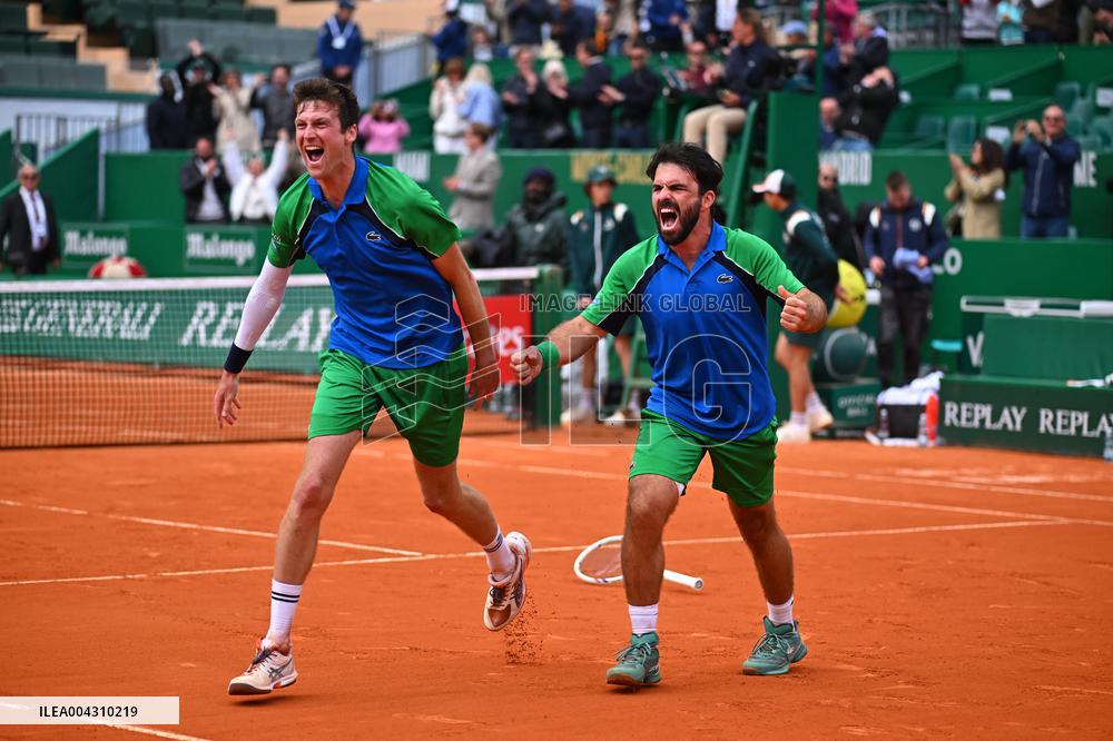 Romain Arneodo And Manuel Guinard Win Doubles Final At Rolex Masters - Monaco
