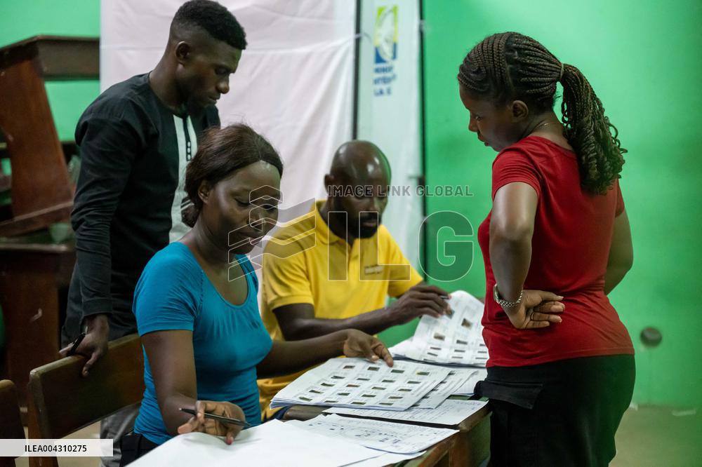Presidential Elections Votes Counting - Gabon