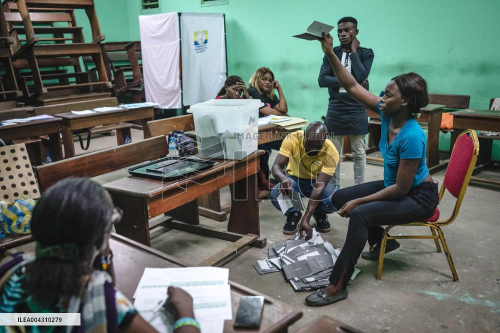 Presidential Elections Votes Counting - Gabon