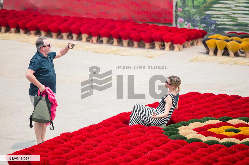 Incense Sticks Traditional Making - Vietnam