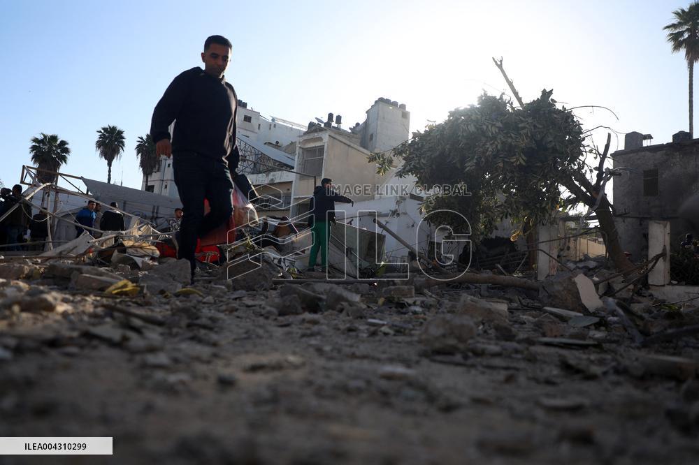 Israeli Airstrike Hits Al-Ahli Arab Hospital - Palestine