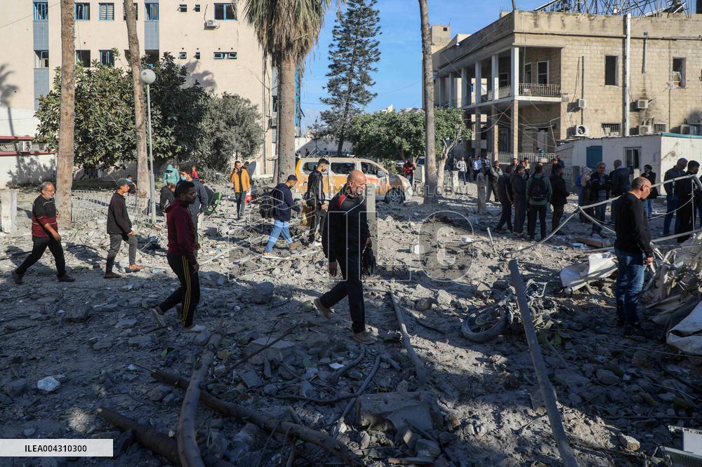 Israeli Airstrike Hits Al-Ahli Arab Hospital - Palestine