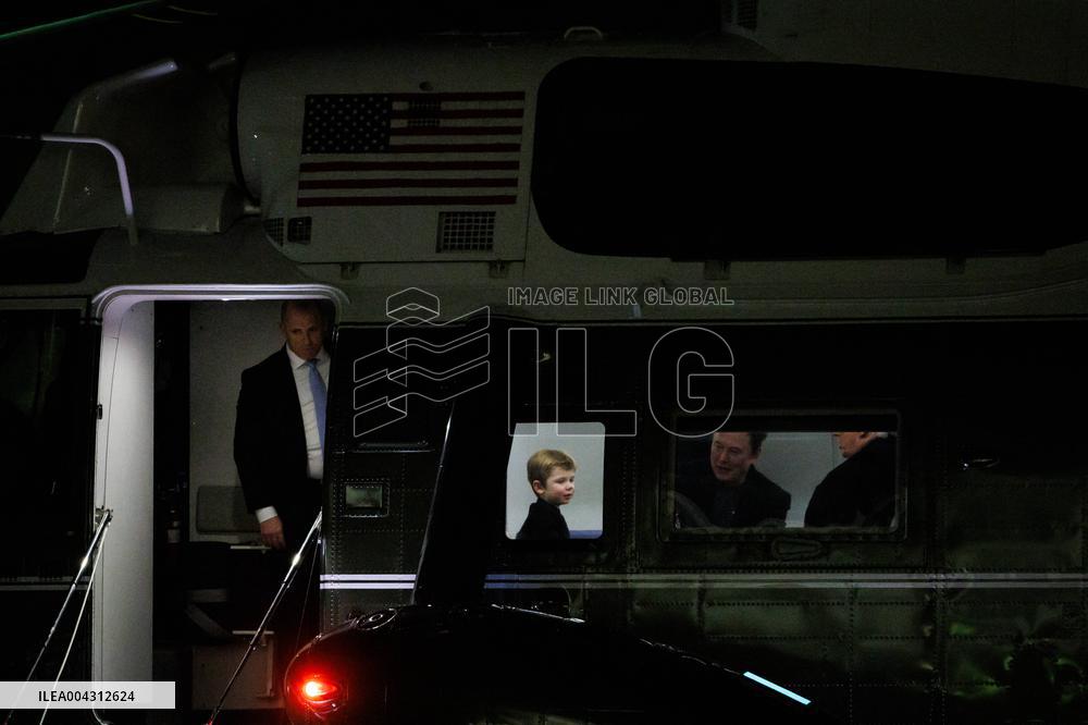 DC: President Trump Returns to the White House