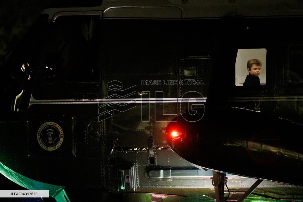 DC: President Trump Returns to the White House