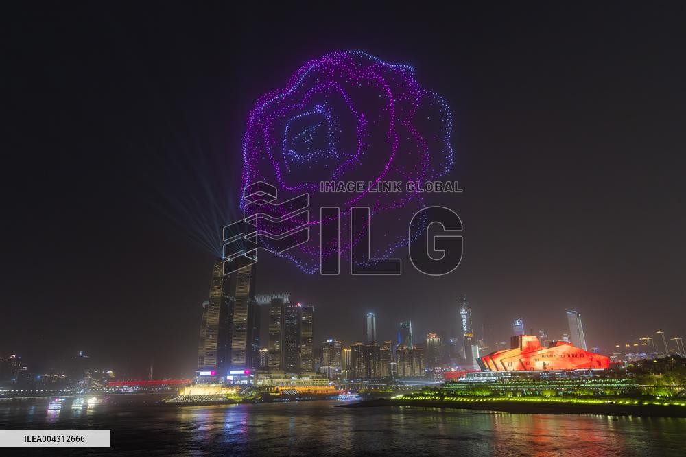 Drone Light Show in Chongqing