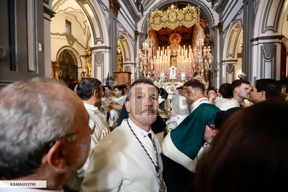 Antonio Banderas Leads Palm Sunday Procession - Malaga