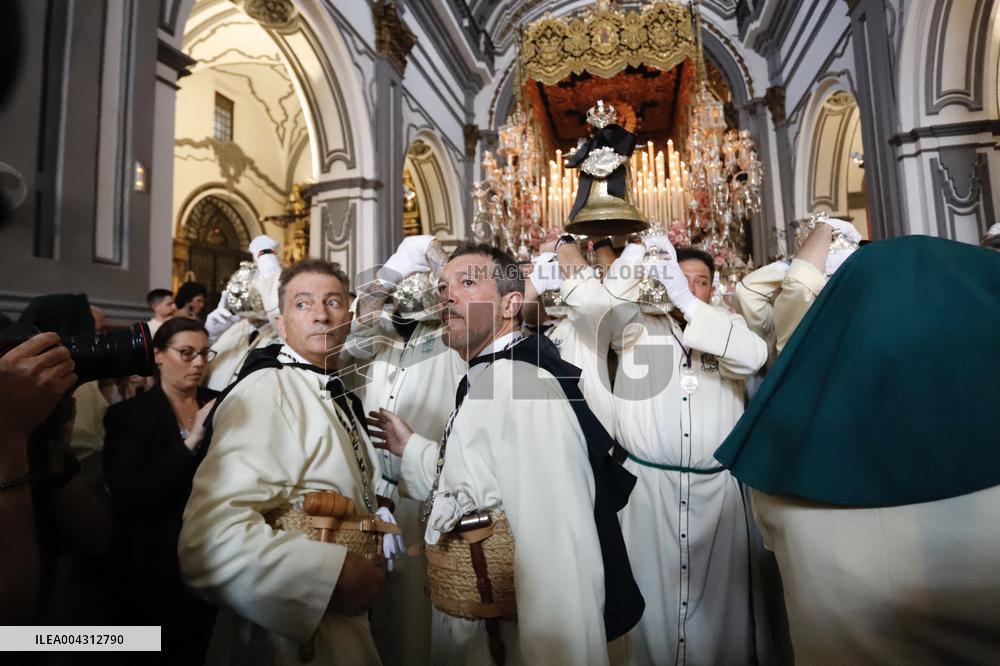 Antonio Banderas Leads Palm Sunday Procession - Malaga
