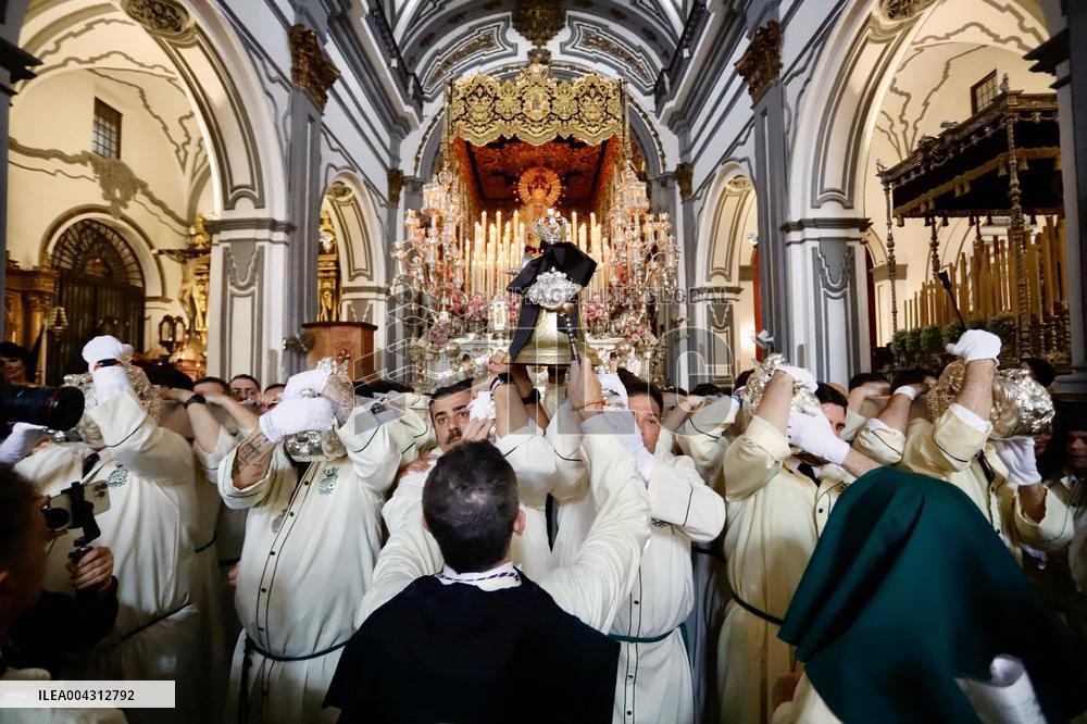 Antonio Banderas Leads Palm Sunday Procession - Malaga