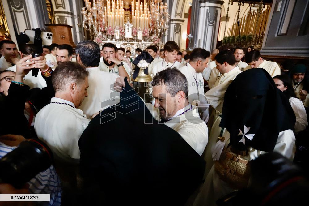 Antonio Banderas Leads Palm Sunday Procession - Malaga