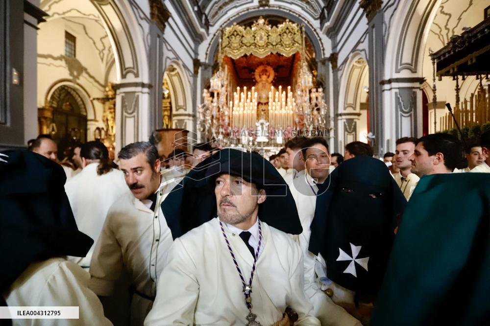 Antonio Banderas Leads Palm Sunday Procession - Malaga