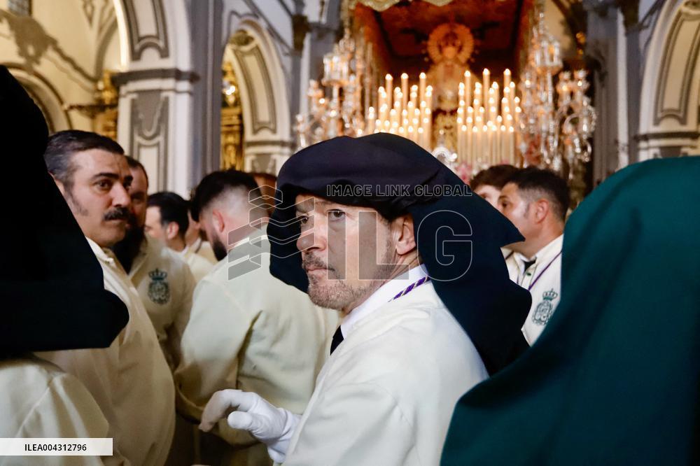 Antonio Banderas Leads Palm Sunday Procession - Malaga