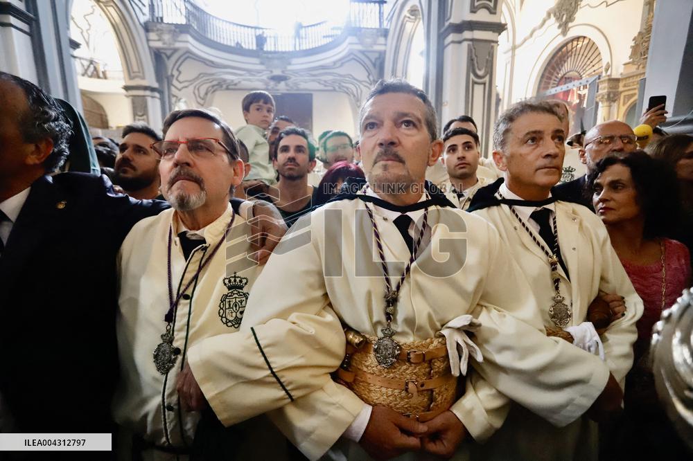 Antonio Banderas Leads Palm Sunday Procession - Malaga