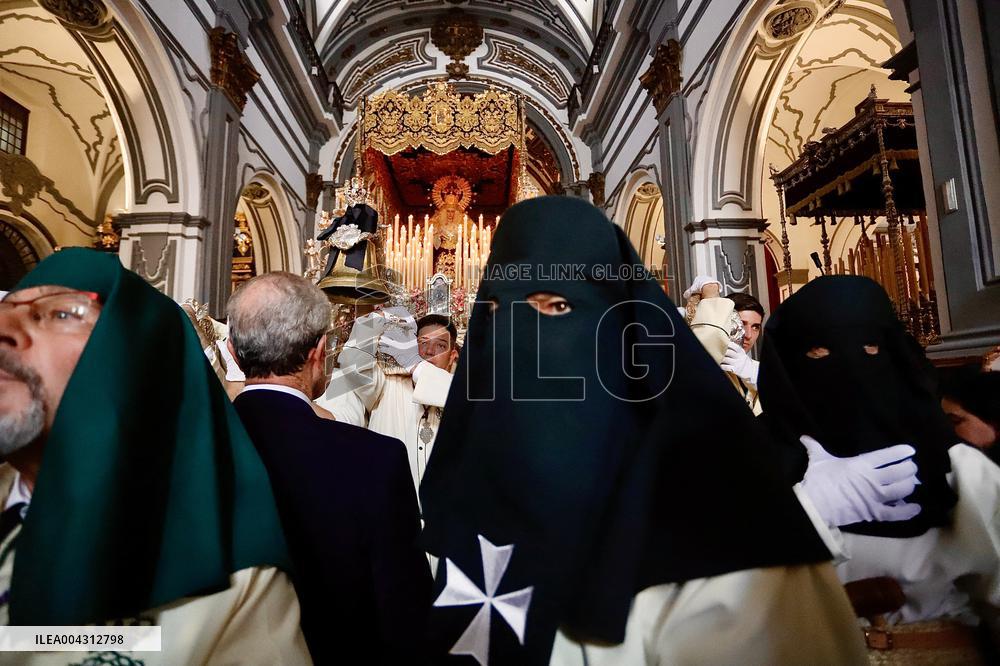 Antonio Banderas Leads Palm Sunday Procession - Malaga