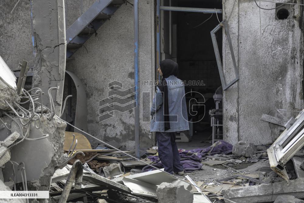 Strikes on Gaza Baptist Hospital