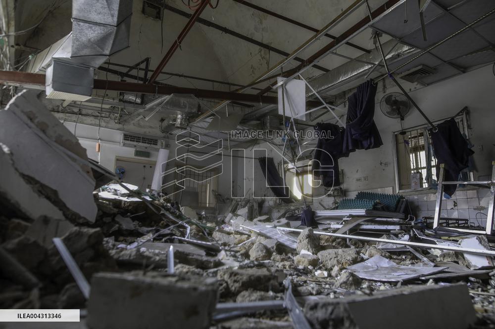 Strikes on Gaza Baptist Hospital