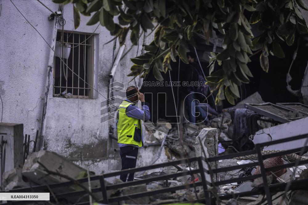 Strikes on Gaza Baptist Hospital