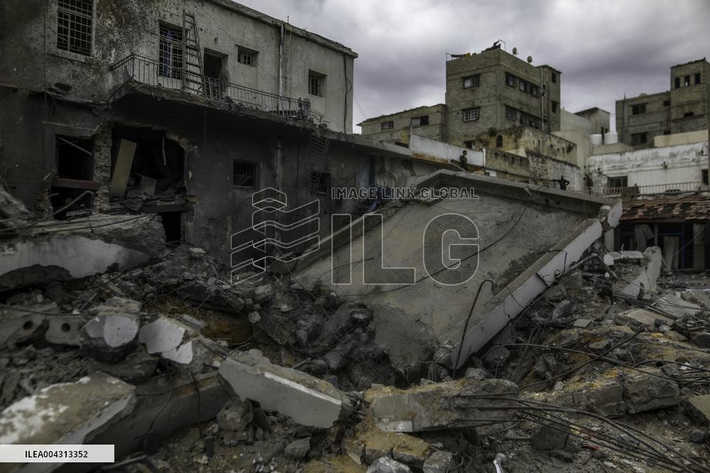 Strikes on Gaza Baptist Hospital