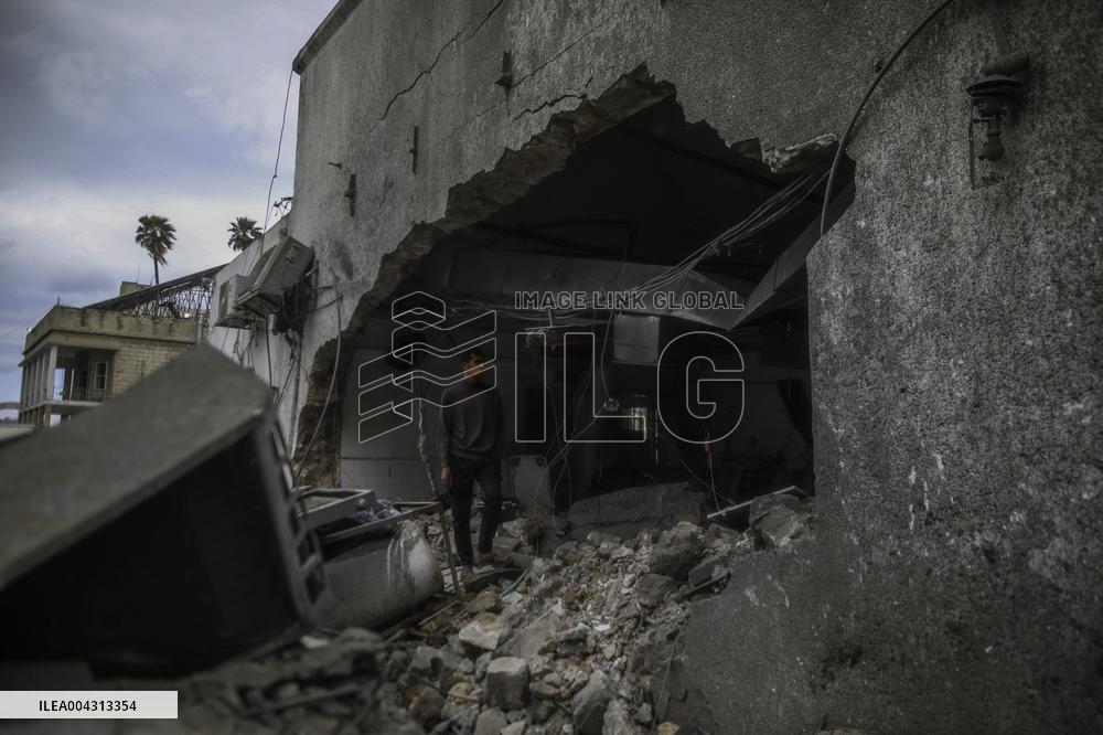 Strikes on Gaza Baptist Hospital