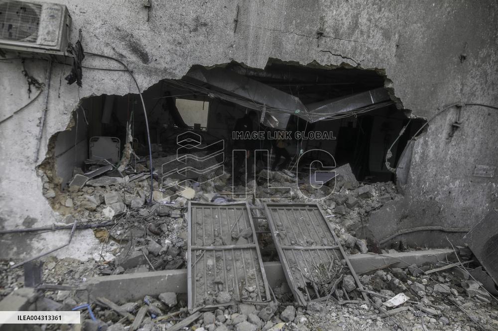 Strikes on Gaza Baptist Hospital