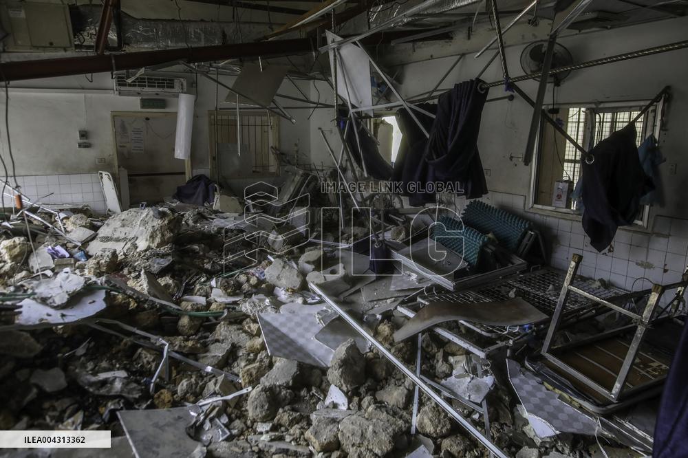 Strikes on Gaza Baptist Hospital