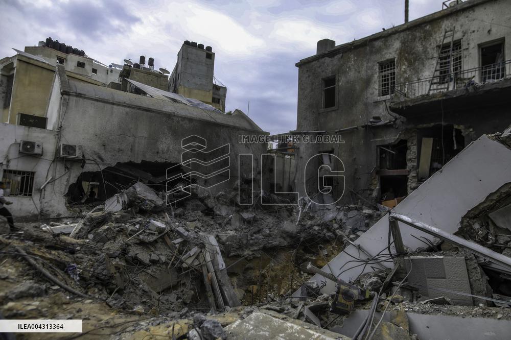 Strikes on Gaza Baptist Hospital