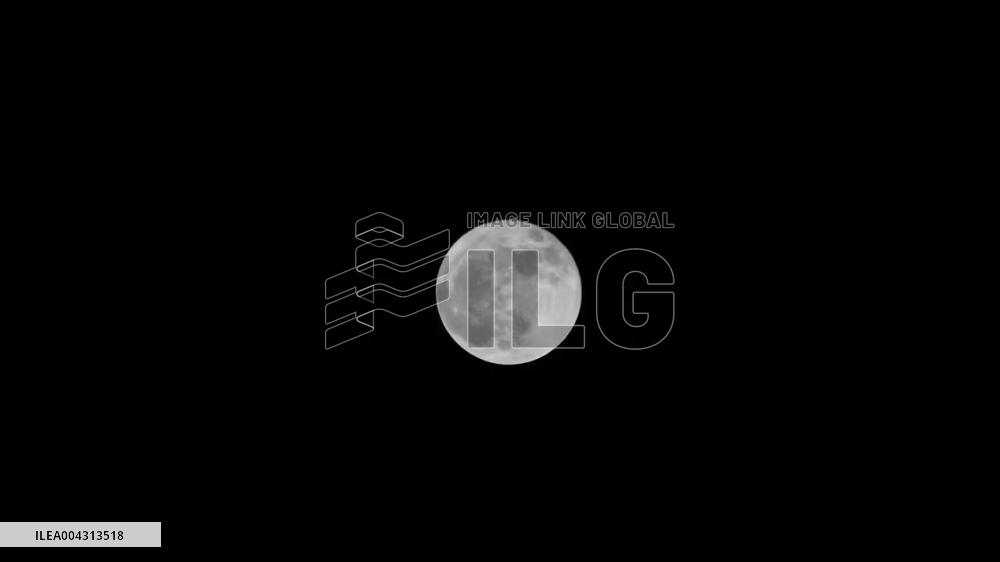 April’s Full Moon Graces Night Sky