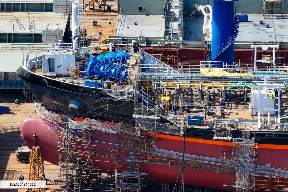 Jinling Shipyard in Nanjing