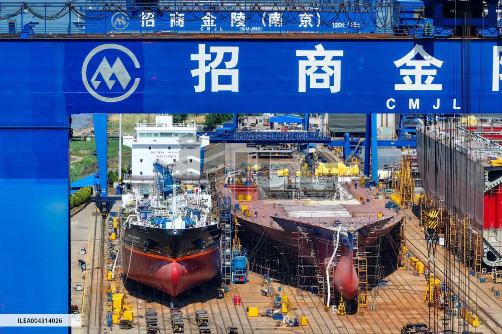 Jinling Shipyard in Nanjing